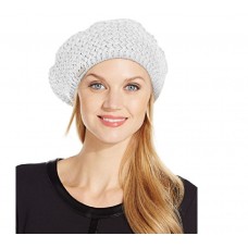 Lauren Ralph Lauren Beret Hat Racking Stitch Modern Cream Fashion Mujers New $38 20204541093 eb-25351688